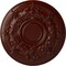 Ekena Millwork Darnay Ceiling Medallion (Fits Canopies up to 7 1/4"), Hnd-Painted Brushed Mahogany, 29 1/4"OD x 2"P CM29DABMF - alternate 1
